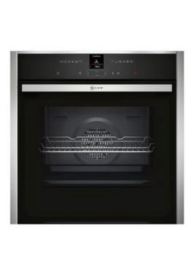 Neff B17Cr32N1B Built-In Single Oven With With Circotherm&Reg; Hot Air System - Stainless Steel